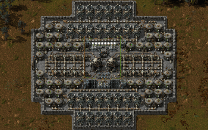 Nuclear reactor factorio setups setup quadratic compact chests