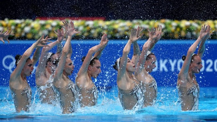 Artistic swimming olympics winners