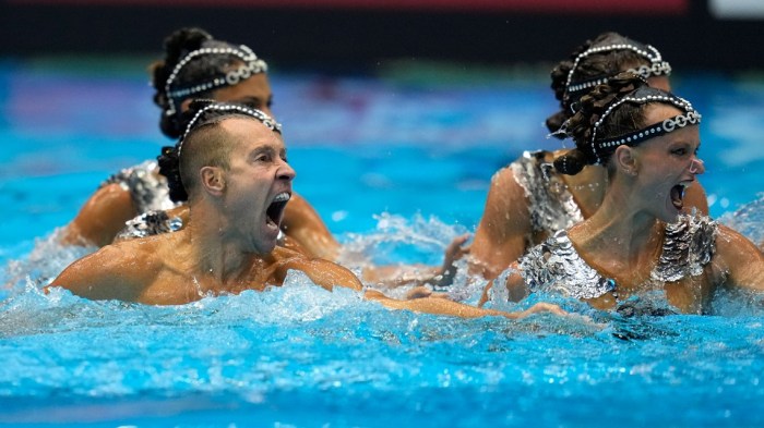 Artistic swimming olympics winners